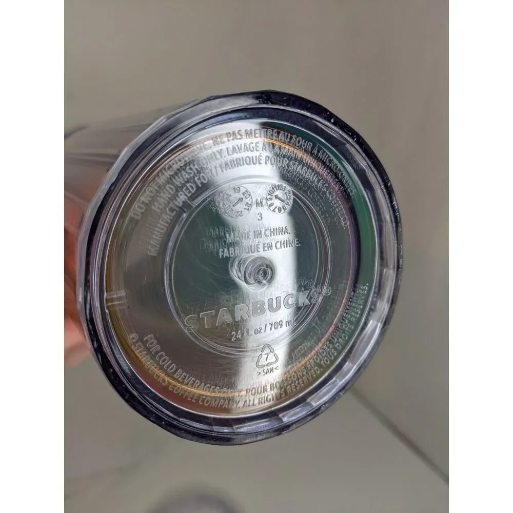 Limited Edition 2021 Pride Rainbow Starbucks 24oz‎ Cup With Straw